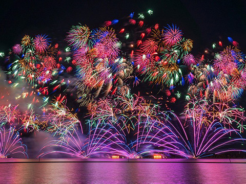 美到失語！“璀璨黿頭渚，醉美夜太湖”煙花大會高光回顧！