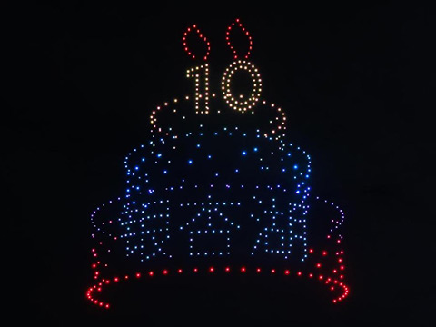 南京銀杏湖暑期劇情解鎖式焰火秀